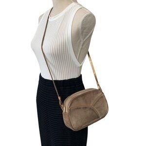 Vintage Meyers Suede Compact Pouch